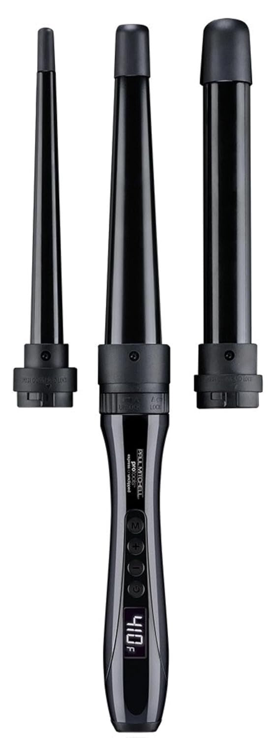 Quick Heat 3-in-1 Ceramic Curling Wand Set - Luxurious Curls for Every Occasion