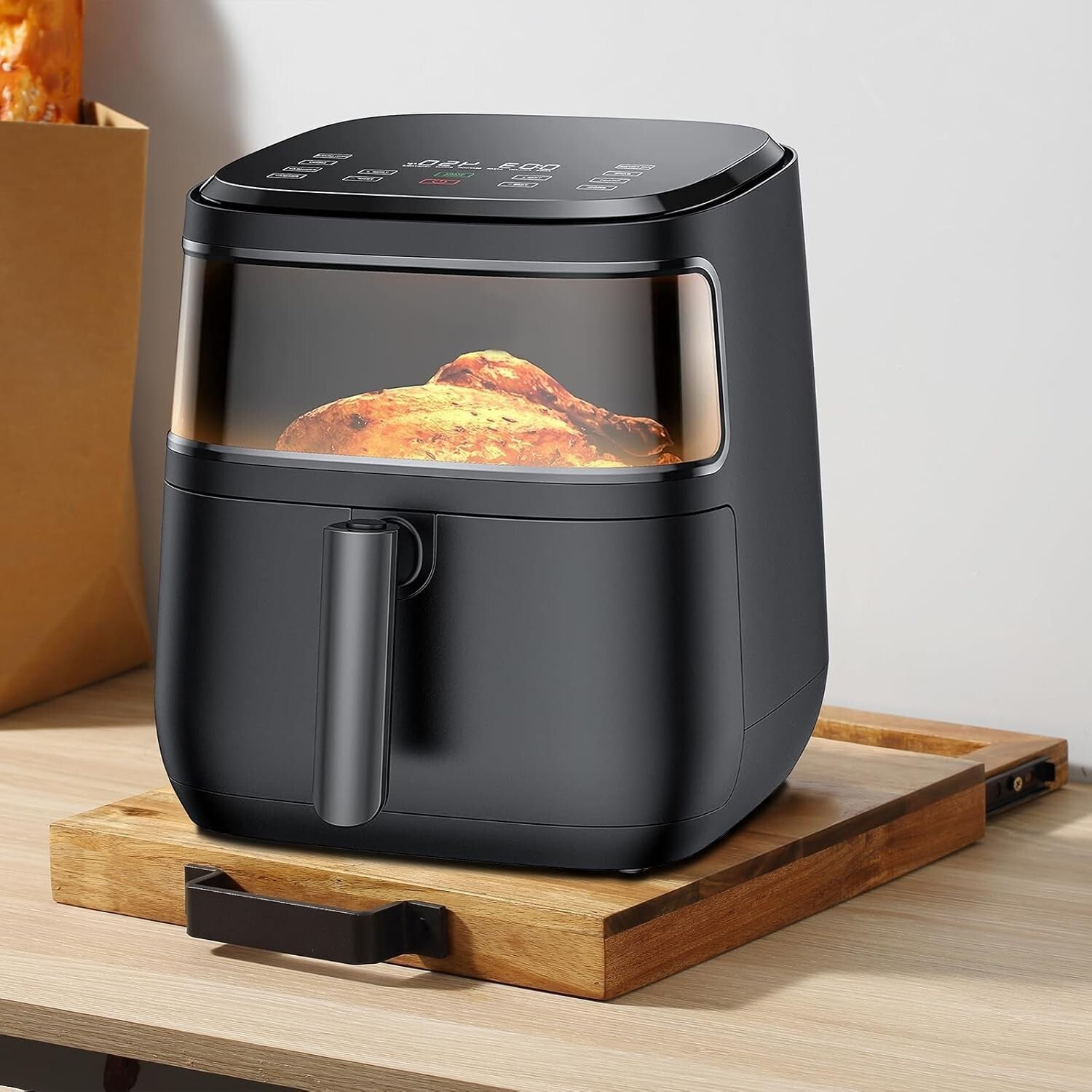 Effortless Acacia Wood Sliding Tray: Organize Your Kitchen Countertop Like a Pro