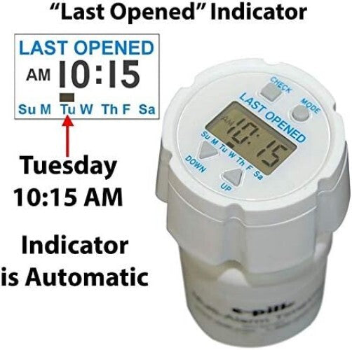 Reliable Medication Reminder Cap with Built-In Timer Display - Unisex Design