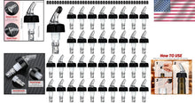 Load image into Gallery viewer, Precision Liquor Pourers - 40 Automatic 1 oz Measured Spouts with Sealed Caps