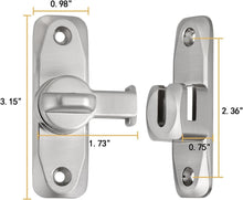 Load image into Gallery viewer, Space-Saving 90/180 Degree Zinc Alloy Barn Door Latch Kit - Includes Screws