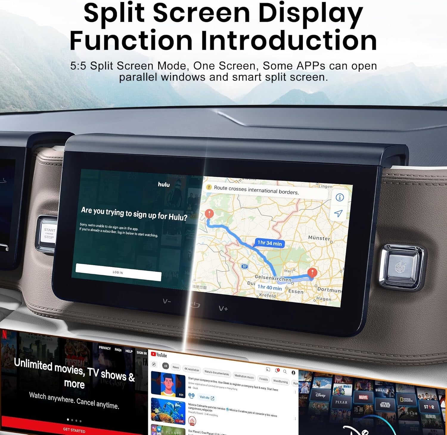 Upgrade Your Driving: 2024 Wireless CarPlay Android Auto Multimedia Box 8+128GB