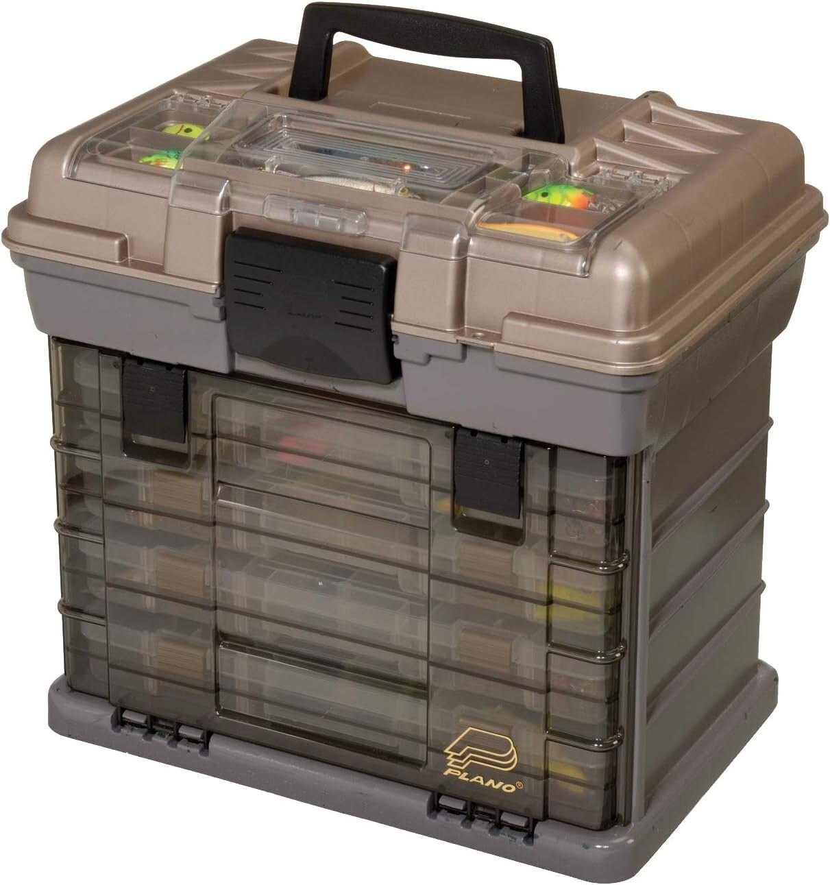 Guide Series StowAway Tackle Box - Holds 4 Utility Boxes, Quick-Access Design