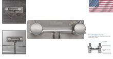 Load image into Gallery viewer, Compact All-Metal 4” RV Shower Valve with Easy-Turn Control for Temperature