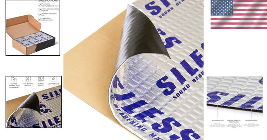 Cost-Effective Butyl Sound Deadener - 50 Mil 52 Sqft for Ultimate Noise Control