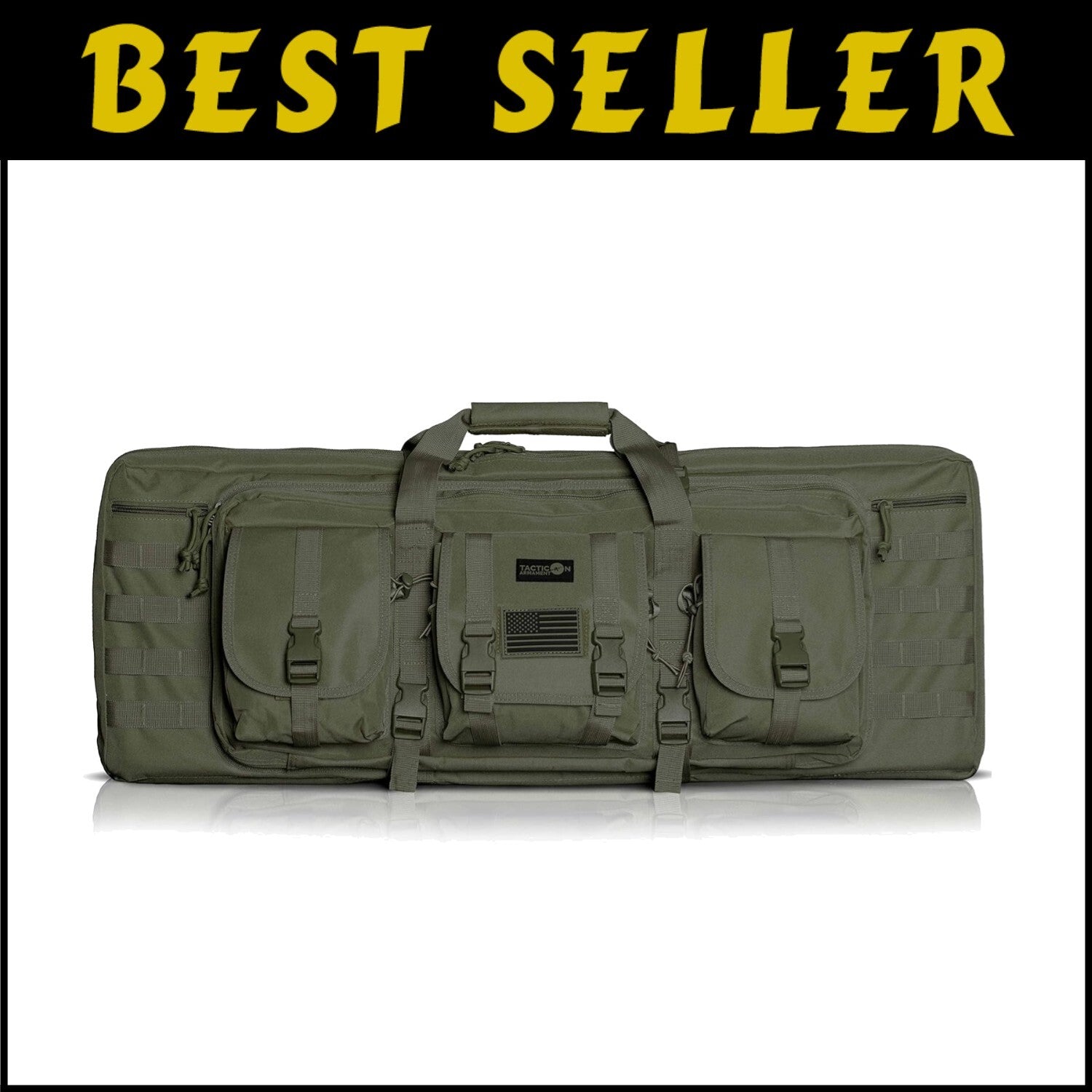 Veteran-Owned Tactical 42-Inch Double Rifle Case - Ultimate Firearm Protection