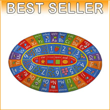 Load image into Gallery viewer, Interactive Kids Learning Rug - ABC &amp; Numbers Play Mat for Classroom &amp; Home