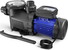 Load image into Gallery viewer, Powerful 220V Pool Pump with 8917 GPH Flow – Easy Setup &amp; Safety Certified