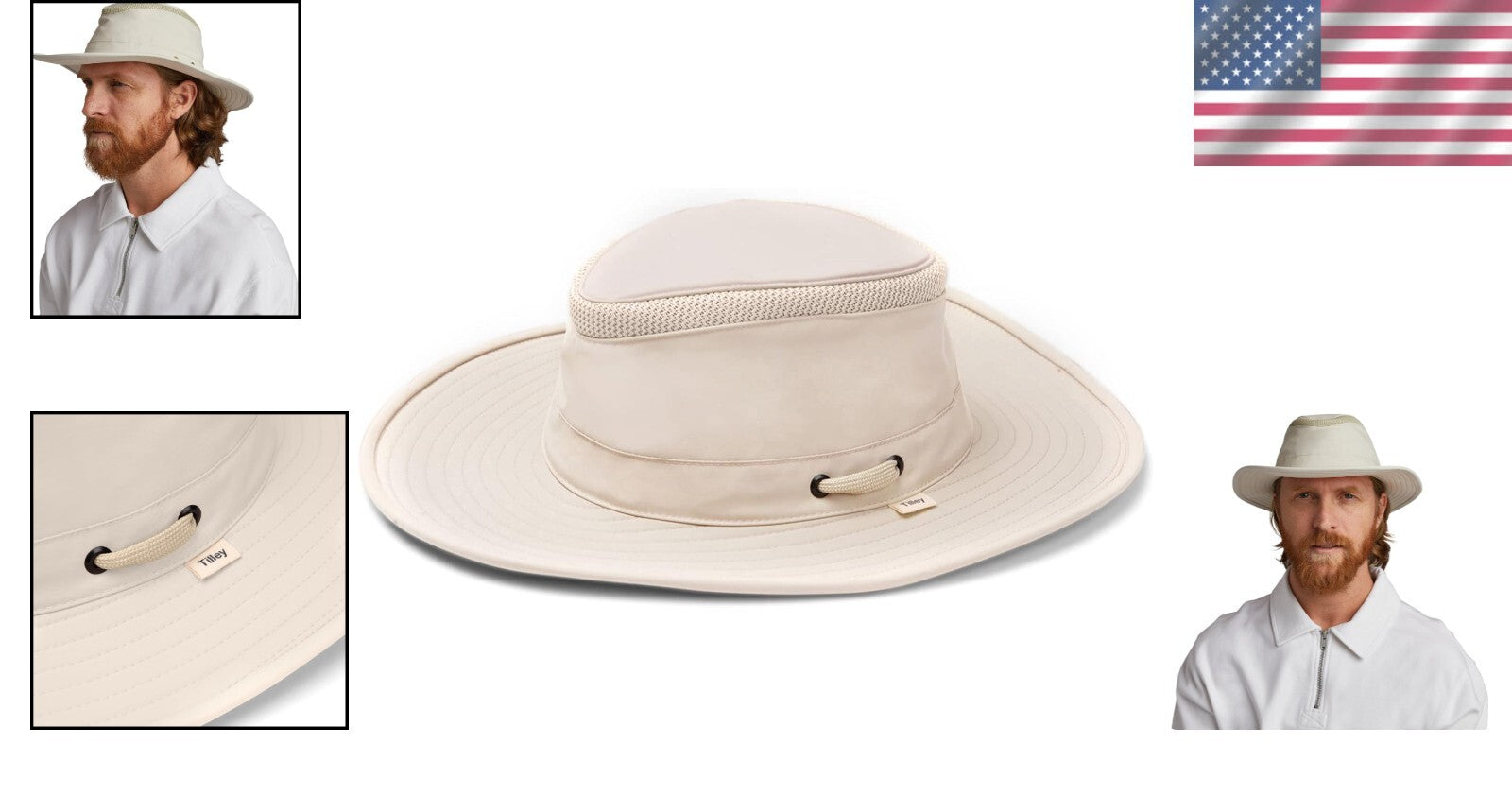 Lightweight Outdoor Hat with Airflow Mesh Panels & Broad Brim for Sun Protection