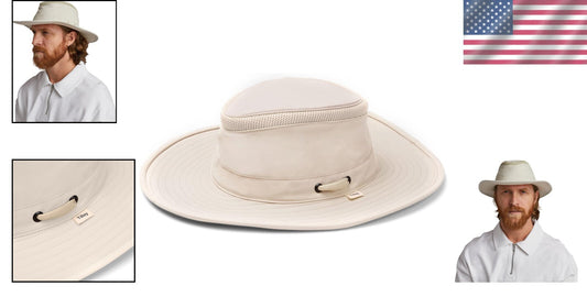 Lightweight Outdoor Hat with Airflow Mesh Panels & Broad Brim for Sun Protection