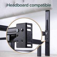 Load image into Gallery viewer, Lightweight Twin Bed Frame - Heavy-Duty Steel for Reliable Mattress Support