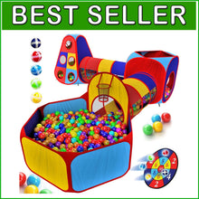 Load image into Gallery viewer, Toddler Fun Time: 5pc Playhouse Set with Ball Pit &amp; Crawling Tunnels for Parties