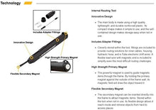 Load image into Gallery viewer, Efficient Internal Routing Tool Kit with Magnetic Adapters for Bike Maintenance