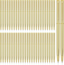 Load image into Gallery viewer, Durable Gold Metal Retractable Pens - Fine Ink 1mm - Ideal for Weddings &amp; Events