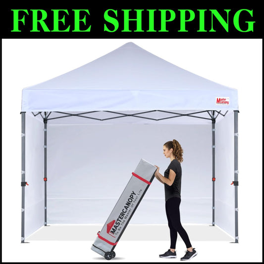 Spacious Heavy-Duty 10x10 Canopy Tent with Multiple Sidewalls for Events