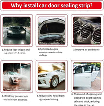 Load image into Gallery viewer, Durable 50Ft Rubber Seal Strip for Cars, RVs, and Boats - Easy Installation