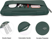Load image into Gallery viewer, Stylish Midnight Green MacBook Pro 14 Case with Essential Accessories Included
