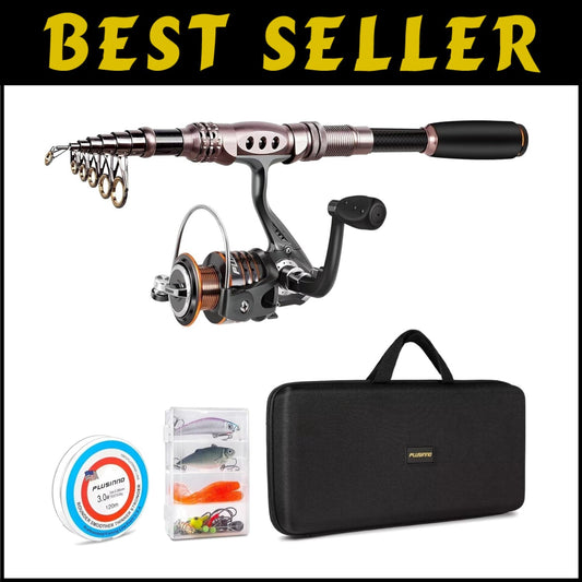 8.86ft Carbon Fiber Fishing Rod and Reel Combo for Sea & Freshwater Fishing