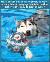 Load image into Gallery viewer, Soft but Sturdy 10-Inch Dog Soccer Ball with Grip Straps – Perfect Birthday Gift