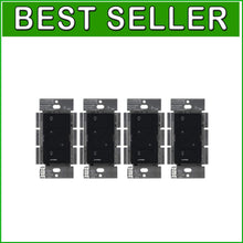 Load image into Gallery viewer, 4-Pack Caseta Original Dimmer Switch: Smart Control for LED &amp; Incandescent Bulbs