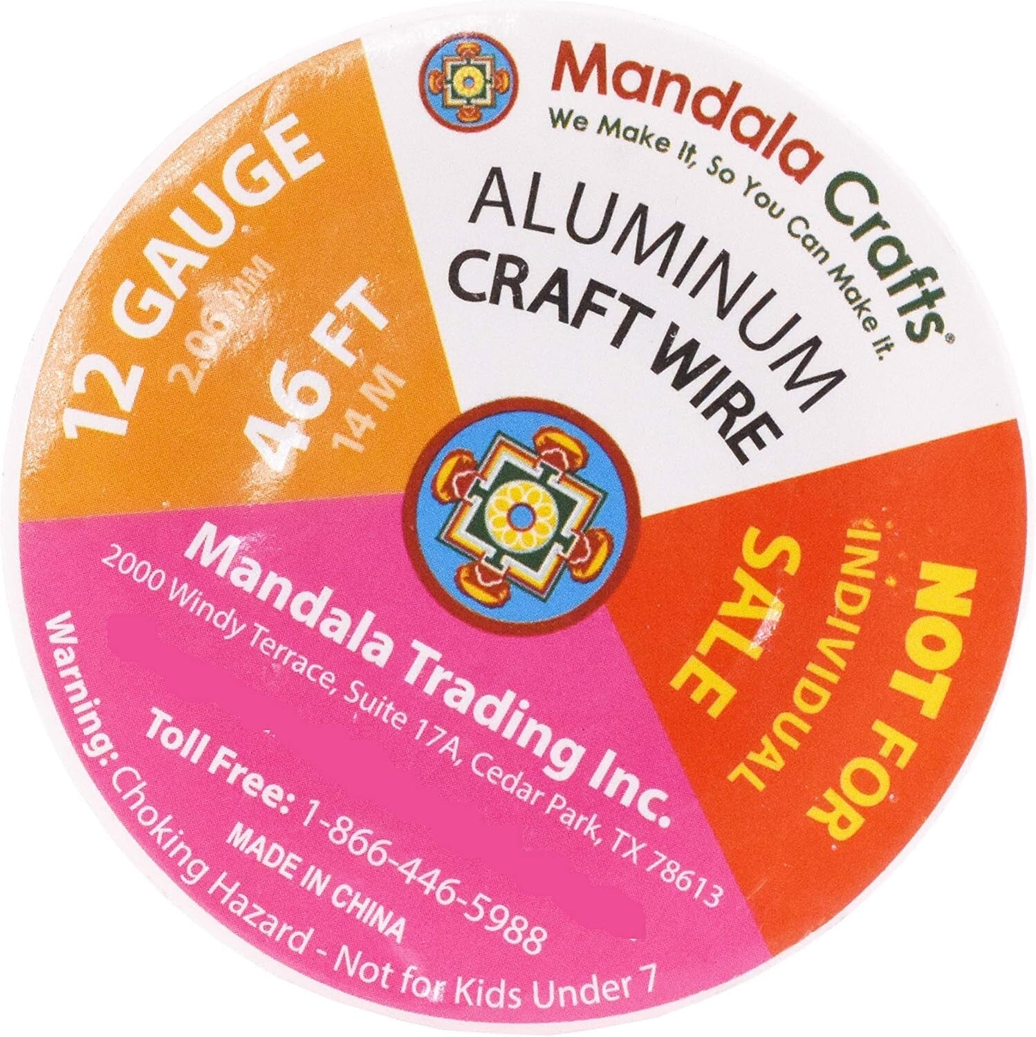 Flexible 12 Gauge Anodized Aluminum Wire Set - Sculpting and Jewelry Crafting