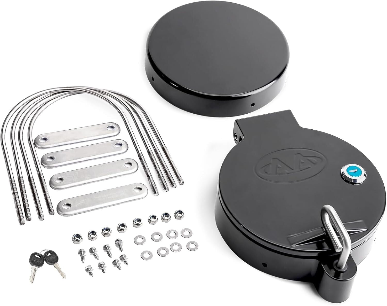 Universal Black Conduit Carrier Kit for Vans, SUVs, and Trucks - Drilling-Free