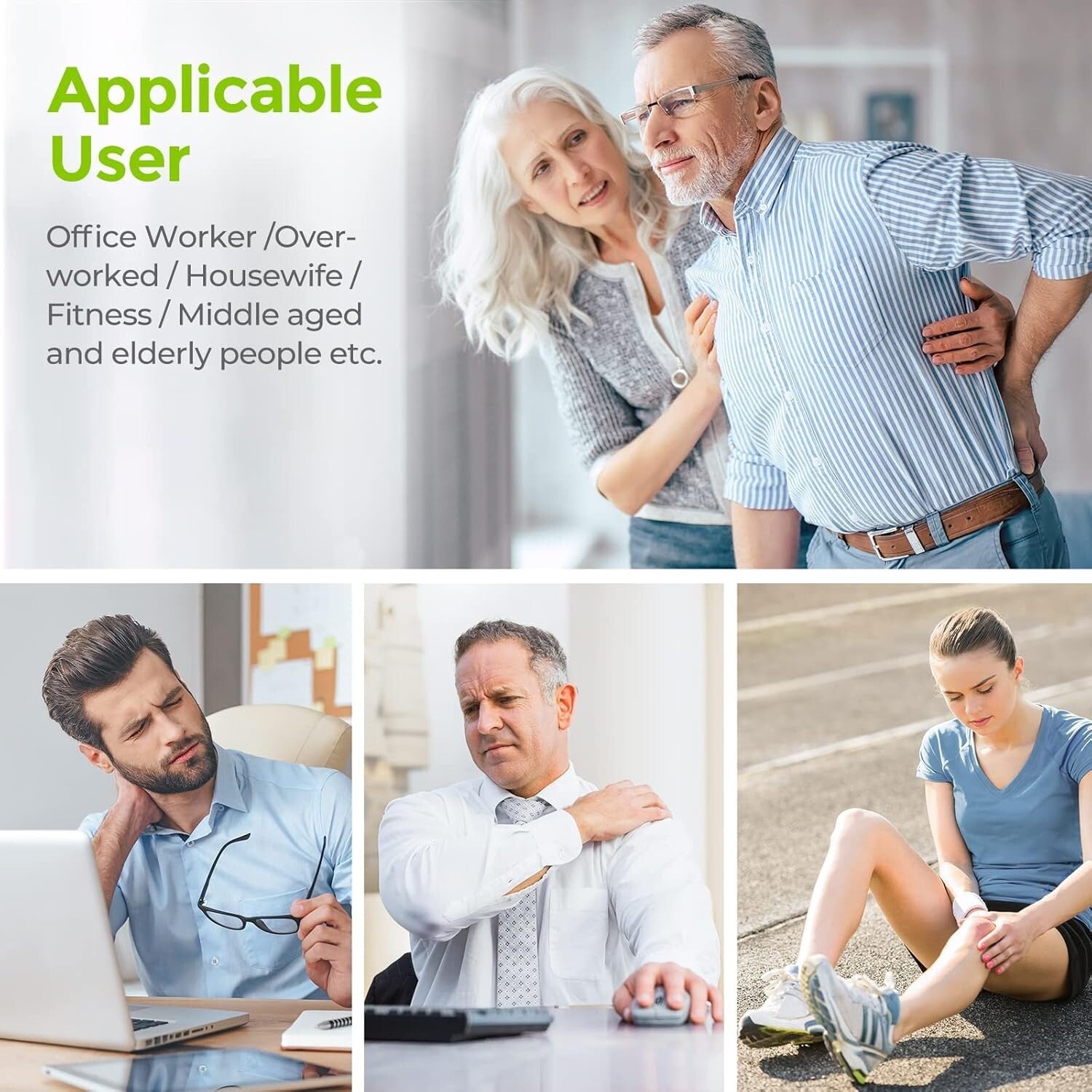 Electric Muscle Massager with 20 Modes, Rechargeable, and 24 Pads - Pain Relief