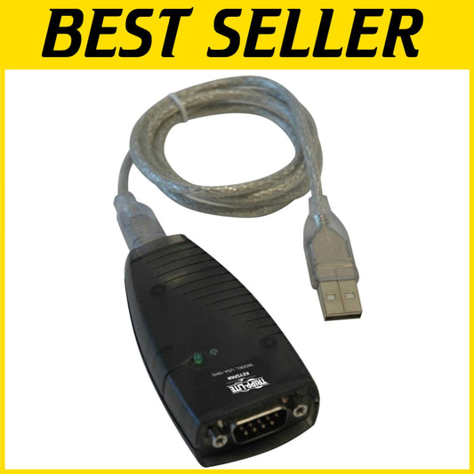 3 Foot USB to RS232 Adapter with LED Status Indicator for Enhanced Connectivity