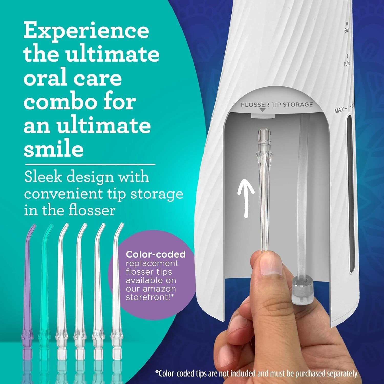 Lion & Lamb Kit 2.0: Electric Toothbrush & Water Flosser Combo for Superior Care