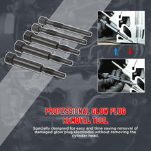 Load image into Gallery viewer, Professional Glow Plug Removal Tools - 22 Piece Kit with Heavy-Duty Toolbox
