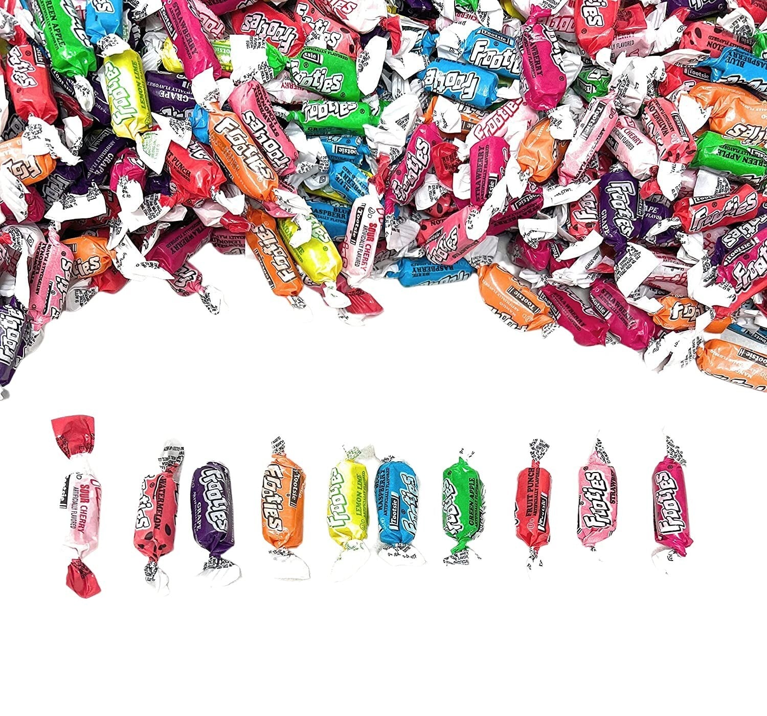 Bulk Tootsie Roll Frooties Taffy - 160oz Gluten & Peanut-Free Variety Candy Mix