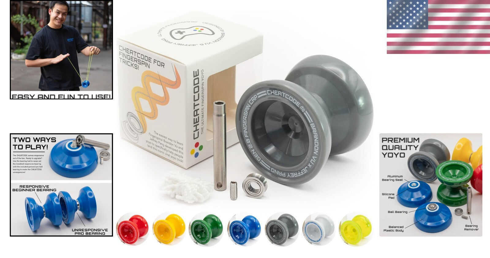Experience Endless Spins with the Yoyo by Brandon Vu - Perfect for Kids & Adults