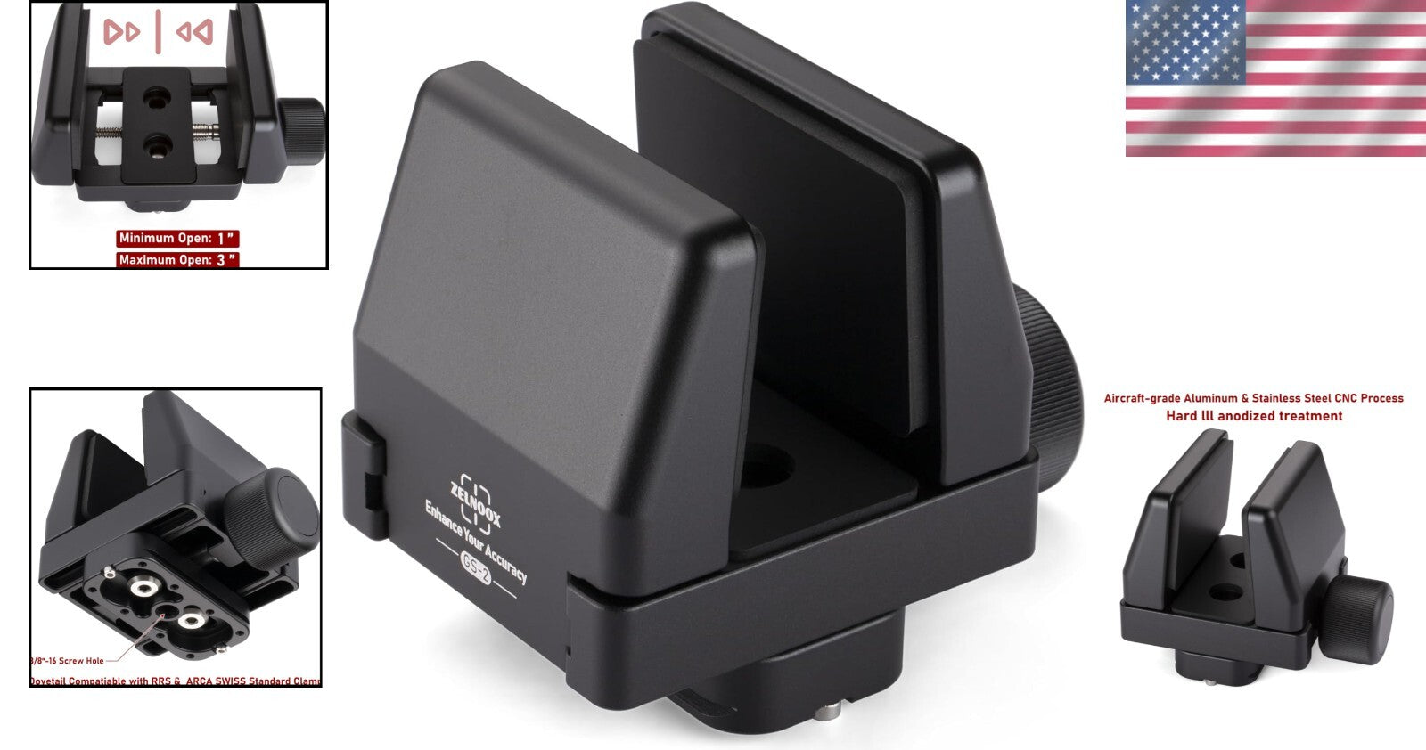 Precision Rifle Clamp Saddle for Tripod Mount – Enhance Shooting Accuracy