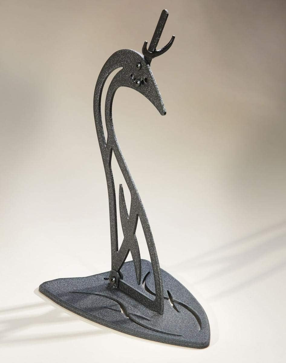 Customizable Powder Coated Steel Trophy Mount for Stylish Desk Displays - 23in