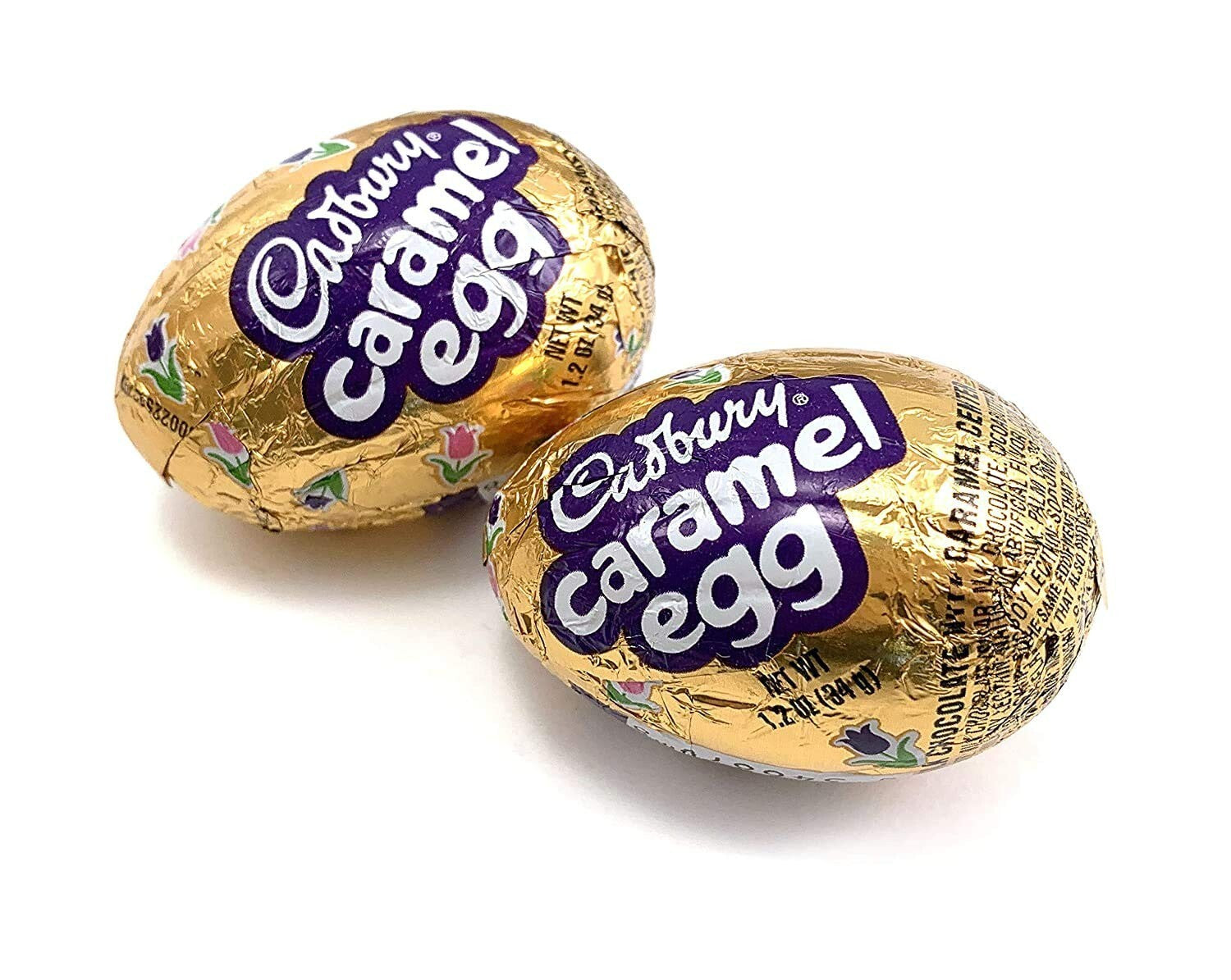 Gourmet Cadbury Milk Chocolate Easter Eggs - 48 Pack of Caramel Goodness