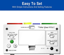 Load image into Gallery viewer, Personalized 31-Day Talking Pill Organizer with Date System for Easy Compliance