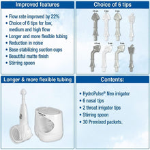 Load image into Gallery viewer, Electric Pulsating Nasal Irrigator with 30 Rinse Packets &amp; Multiple Flow Options