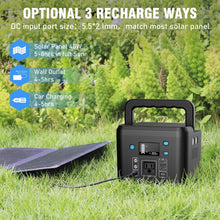 Load image into Gallery viewer, 200W Portable Power Station - 33,000mAh Power Bank with LED Light for Camping