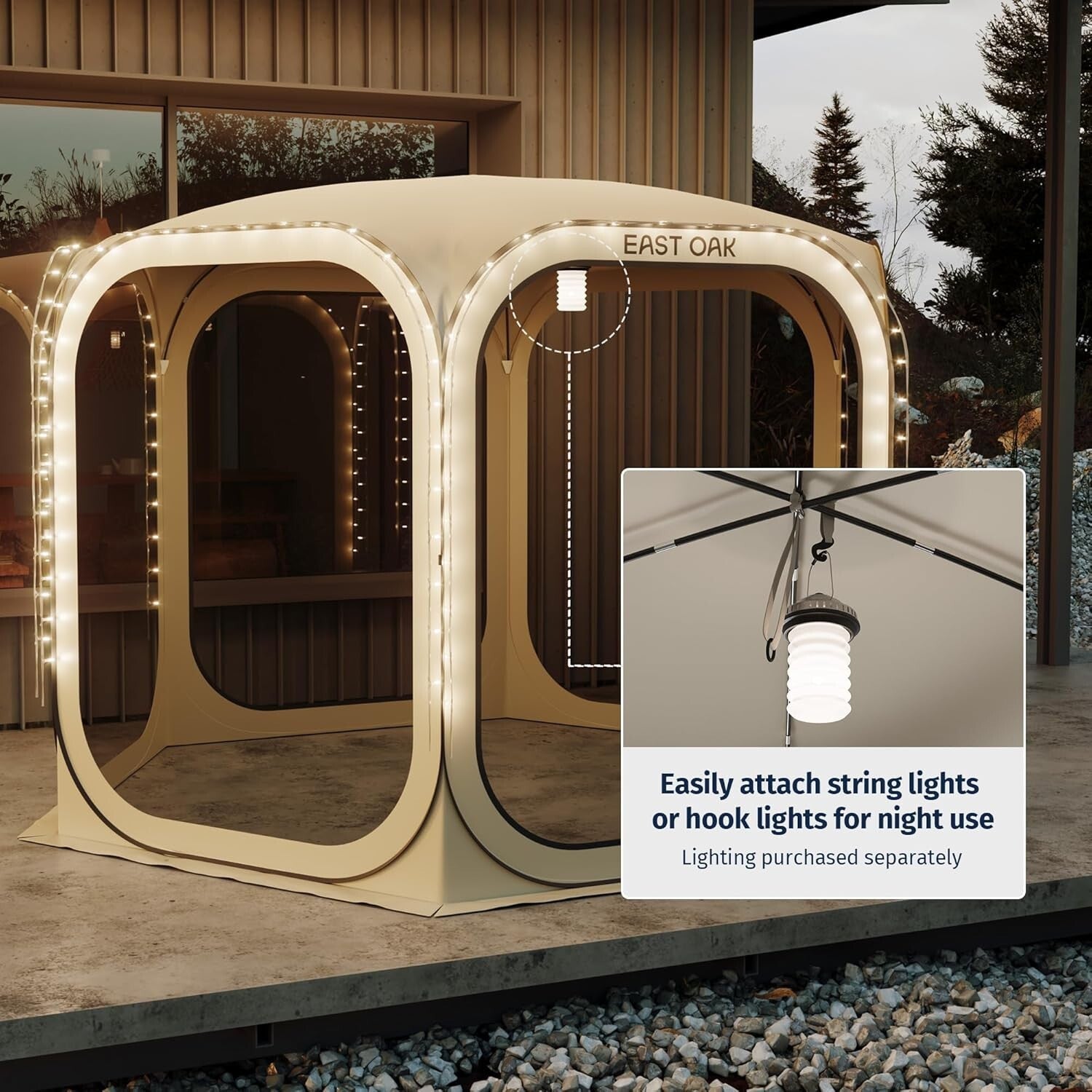 Compact 10x10 FT Pop-Up Screen Room with Carry Bag - Ideal for Family Gatherings