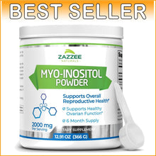 Load image into Gallery viewer, Premium Myo-Inositol Powder - 100% Pure, 183 Servings, Hormonal Balance Support