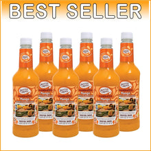 Load image into Gallery viewer, Mango Daiquiri &amp; Margarita Cocktail Mixer - Fresh Flavor 6-Pack of 1L Bottles