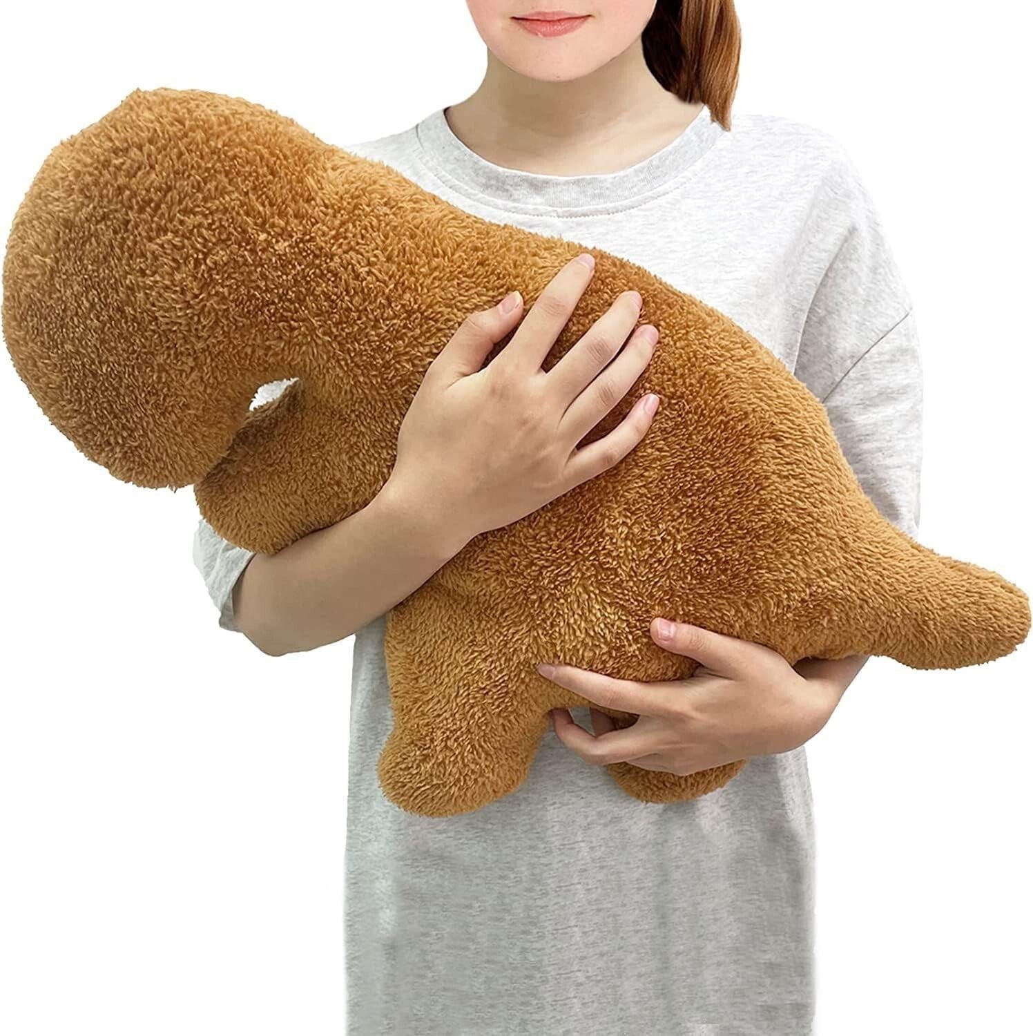 Cute 3-Piece Dino Nugget Stuffed Plush Pillow Set - Ideal Playroom Decor