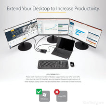 Load image into Gallery viewer, 3-Port DisplayPort MST Hub - Connect 3 HDMI Monitors for Enhanced Workstations