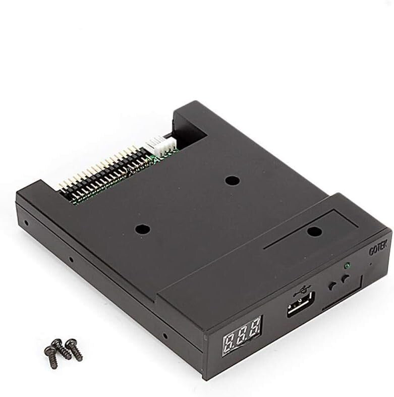USB Floppy Drive Emulator - 1.44MB Capacity, Lightweight, No Drivers Needed