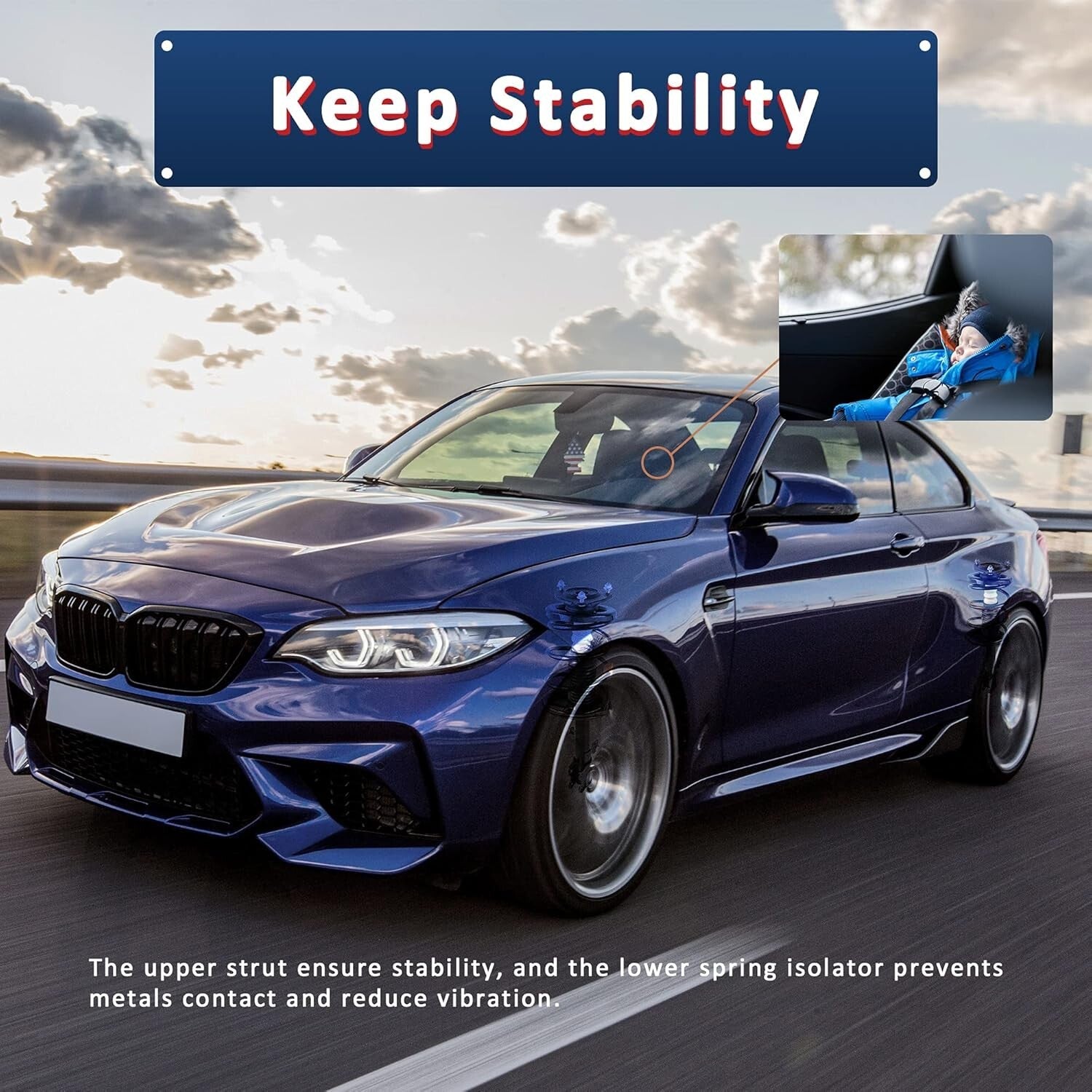 Alloy Steel Front and Rear Strut Assembly | Chevy Equinox, Saturn Vue, Pontiac