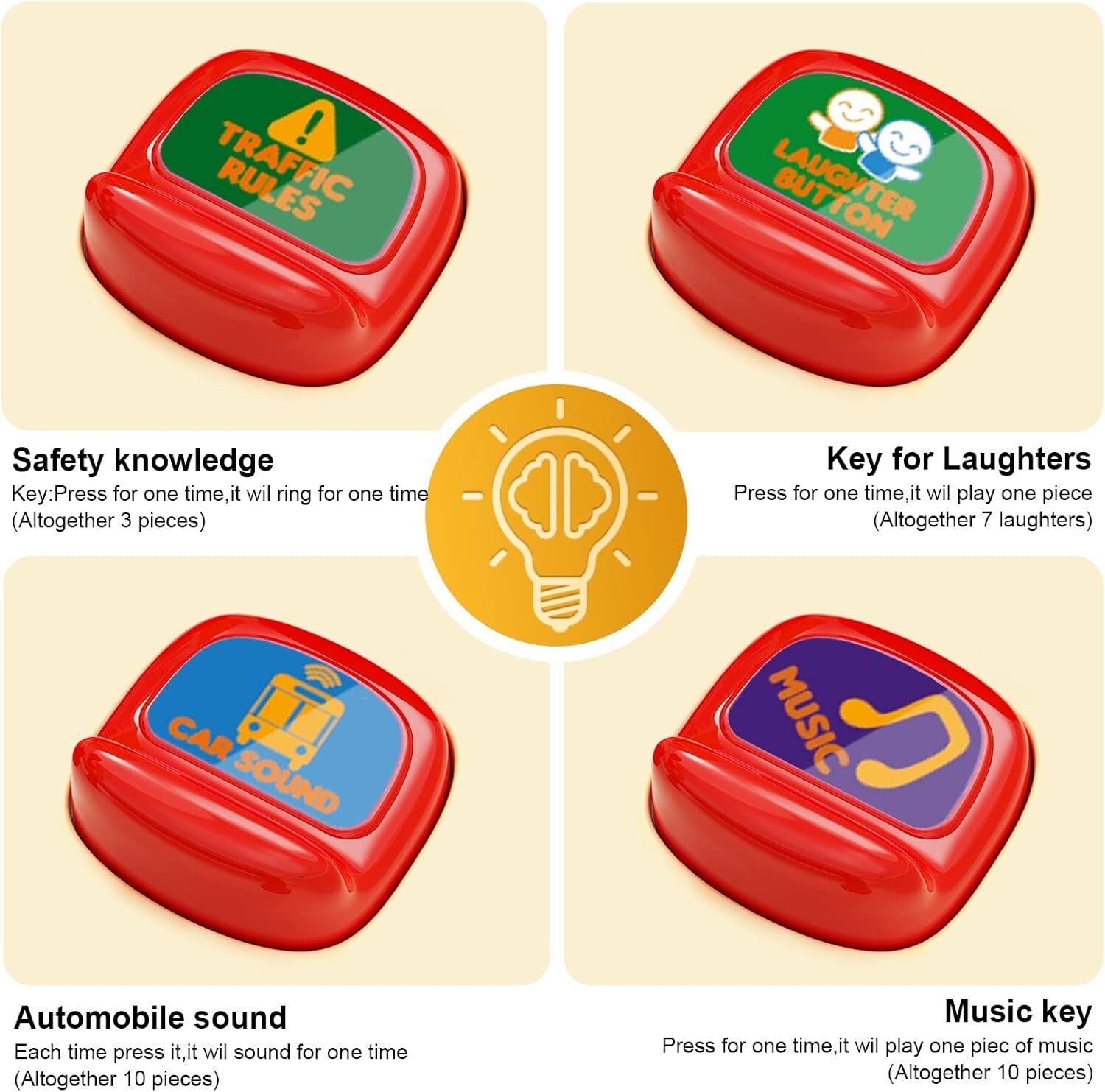 Eco-Friendly Animated School Bus Toy with Steering Wheel & Educational Sounds