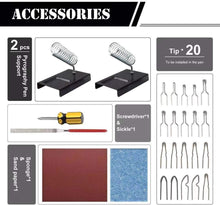 Load image into Gallery viewer, Adjustable Temperature Wood Burning Kit with Dual Pens &amp; Accessories for Artists