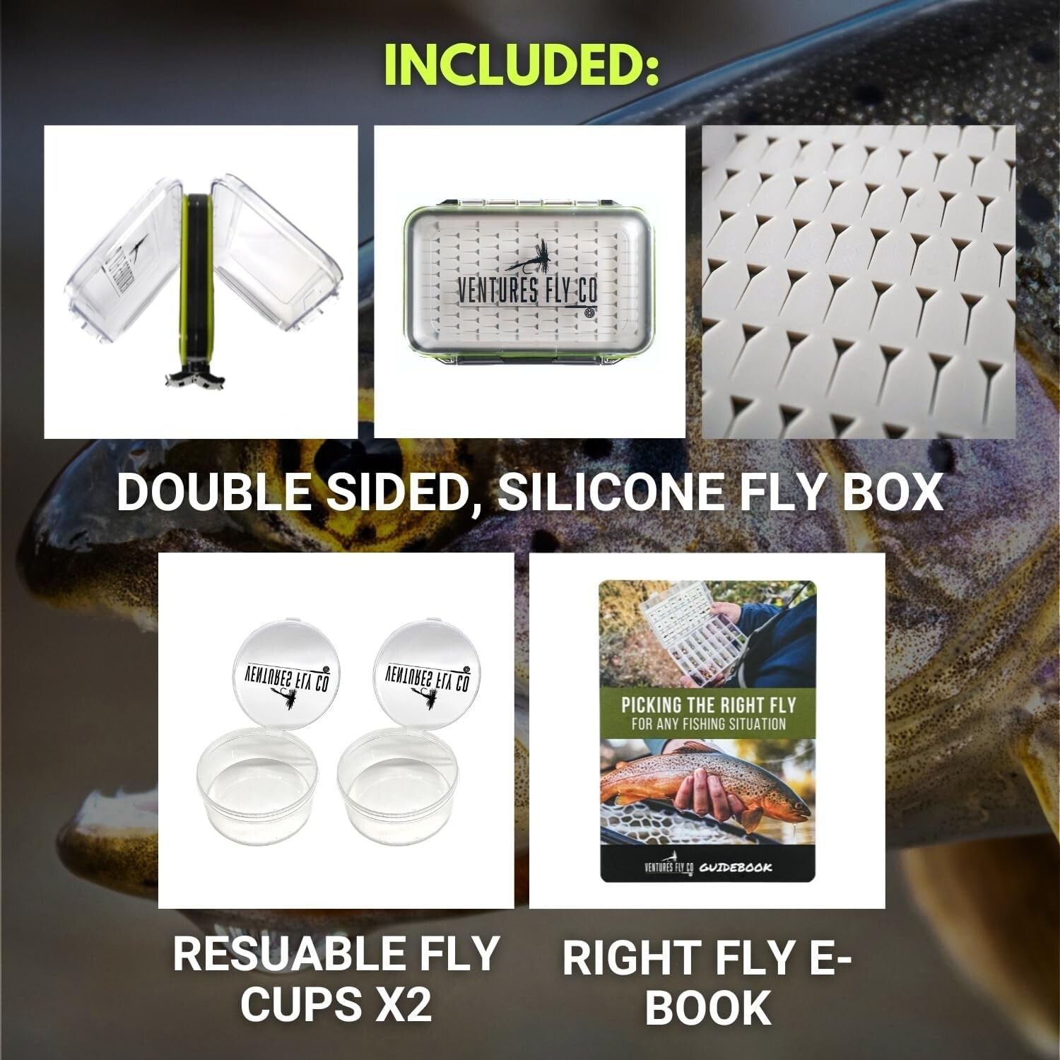 Assorted Fly Fishing Flies - 40 Hand-Tied Patterns for Trout, Bass, and More