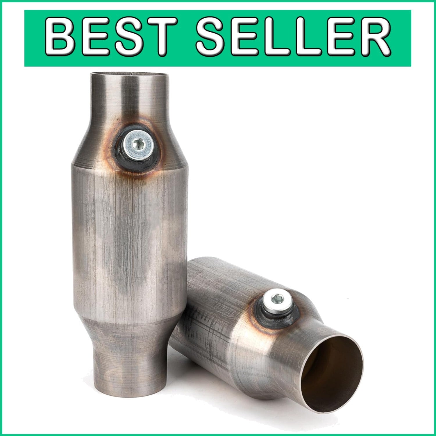 2.5 Inch High Flow Catalytic Converter with Lifetime Assurance - Easy Install