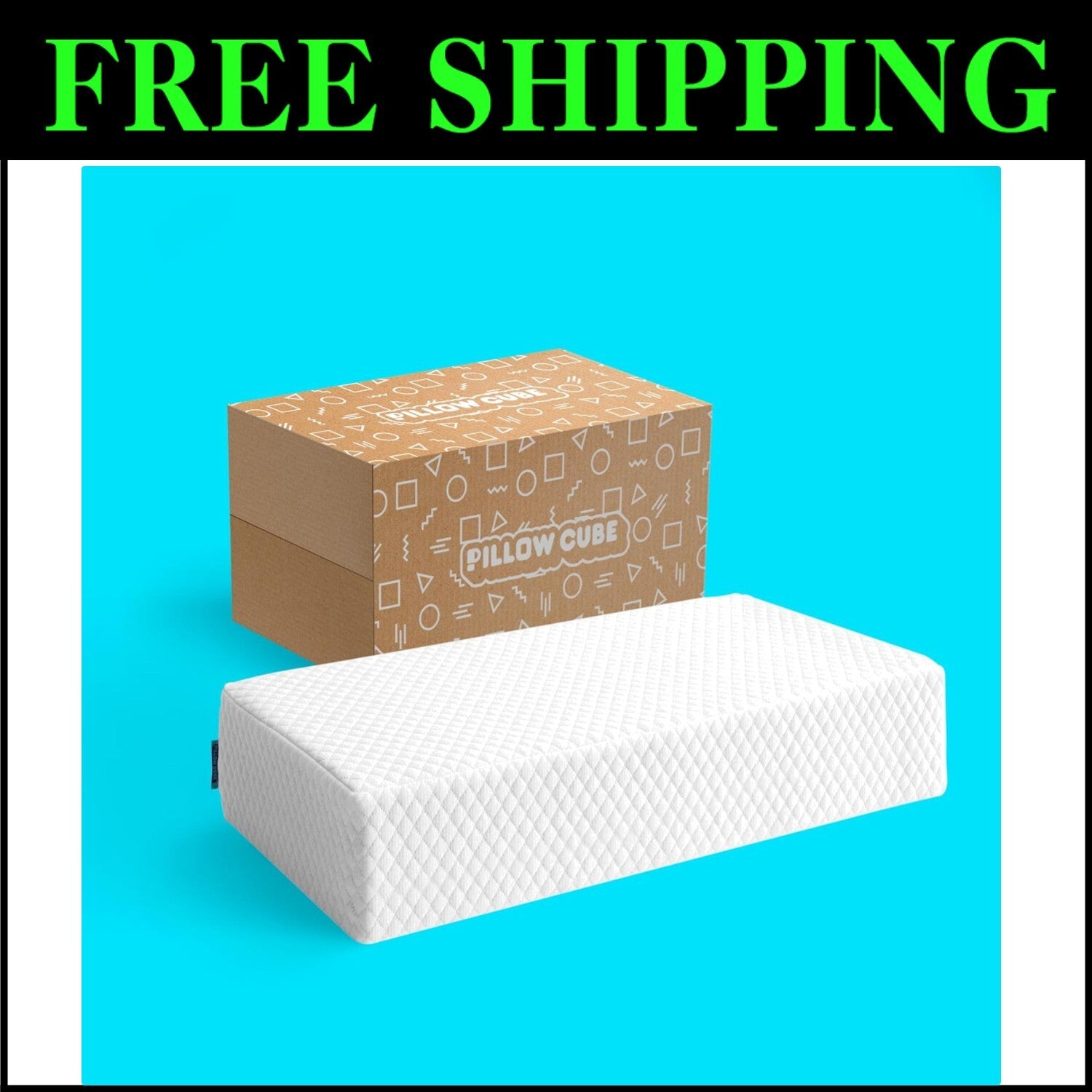 Temperature-Regulating Memory Foam Pillow for Side Sleepers – 5-Inch Comfort